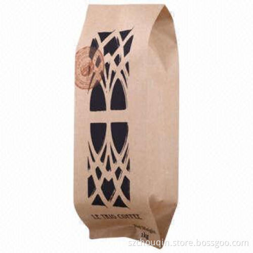 Tea packing bag with two gusset, light-proof, 0.12mm thickness, good printing